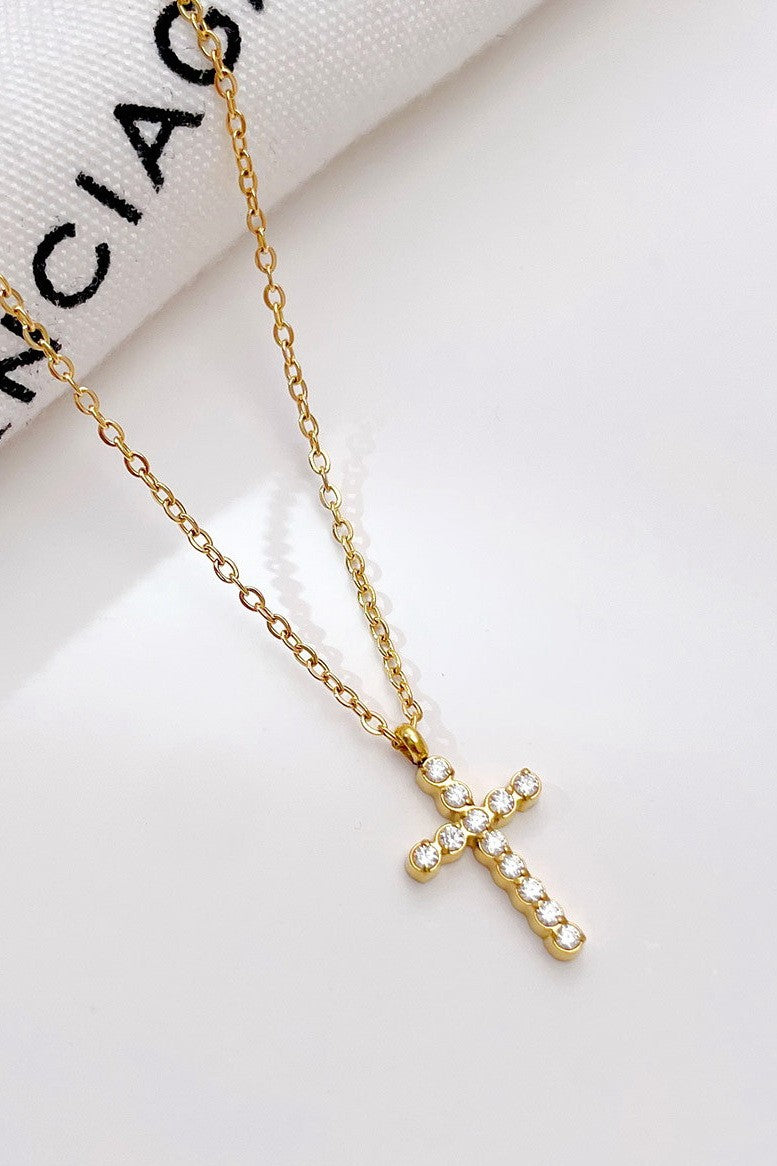 Gold Cross Necklace