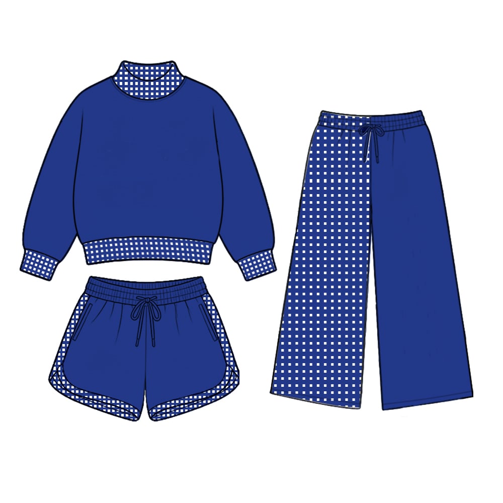 Blue Three Piece Sets