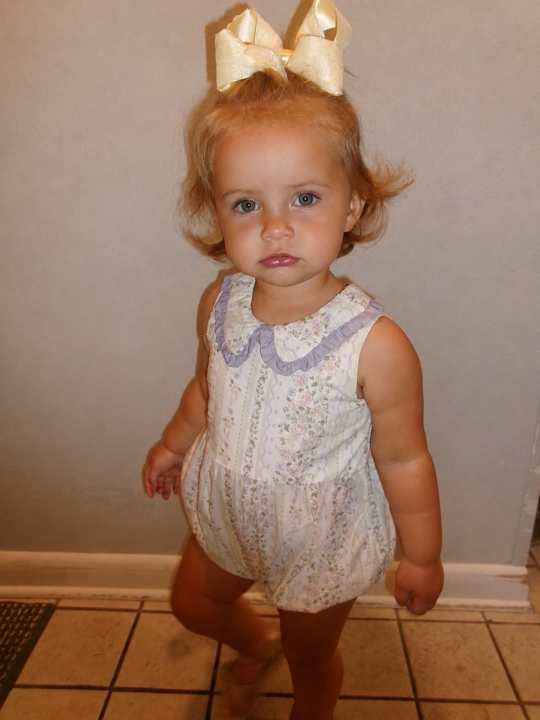 Graceful Garden Sleeveless Romper