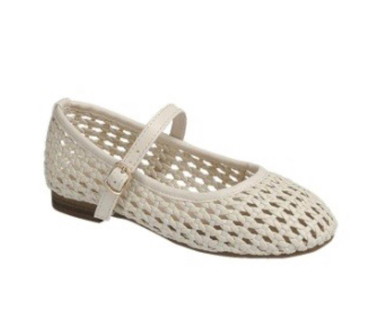 Tan Cutout Flats