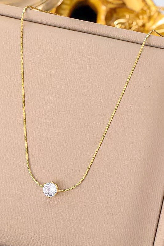 Gold Diamond Necklace