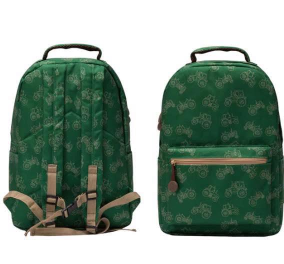 Green Tractor Backpack