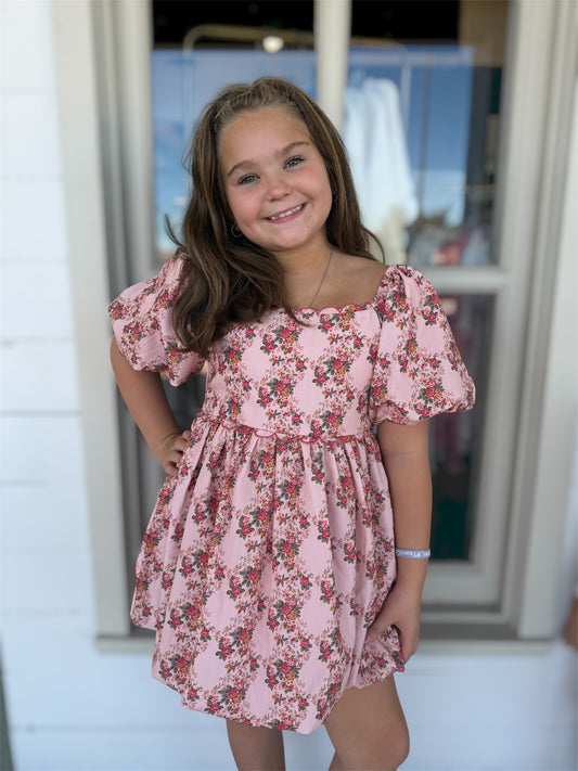 Coral/Orange/Red Scallop Dress