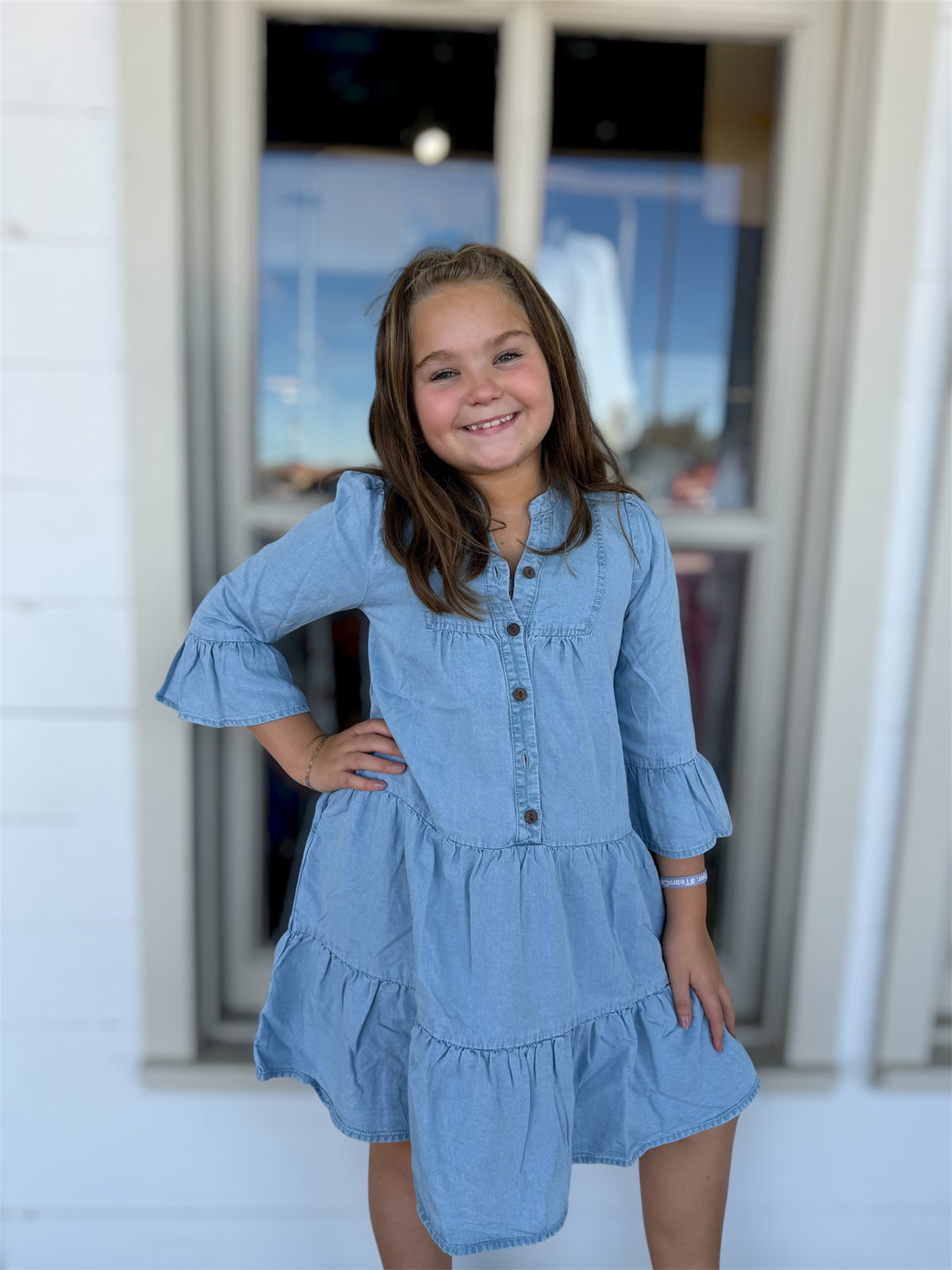 Blue Denim Dress
