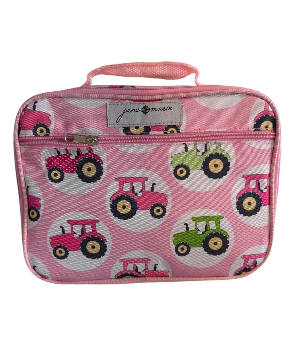 Pink Tractors Lunchbox