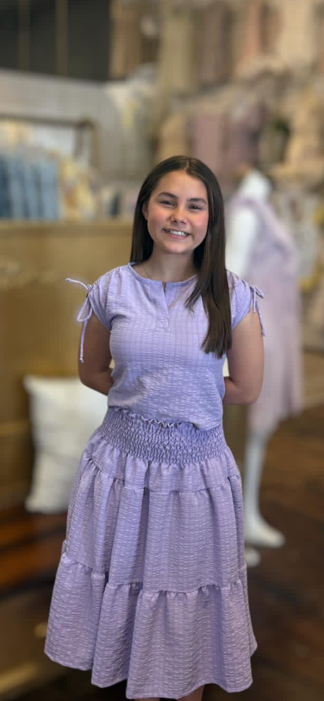 Lavender Long Skirt