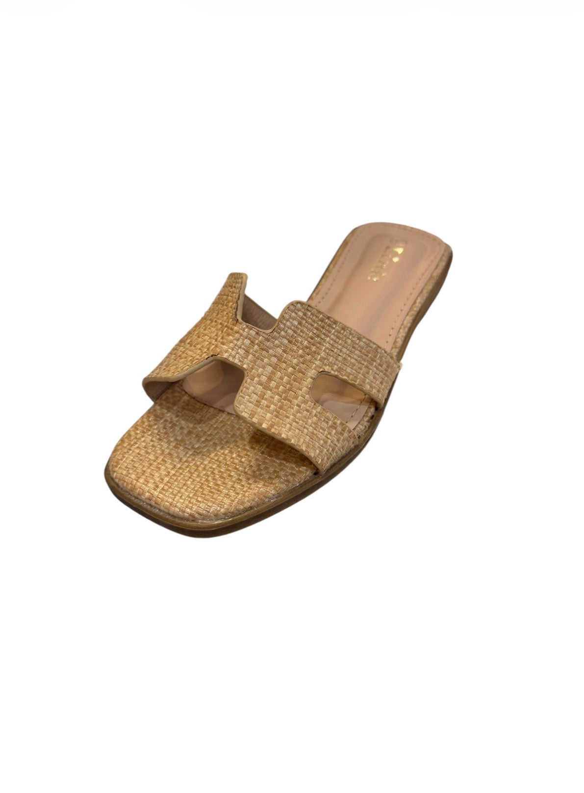 Raffia Slip on Sandal