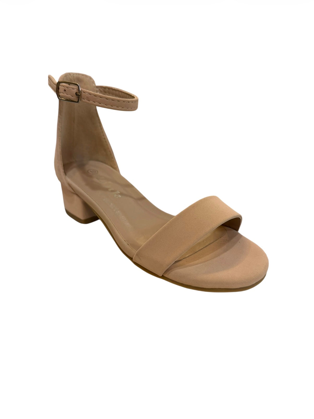 Nude Matte Low Heels
