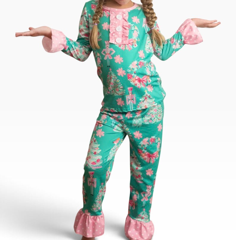 Nutcracker Christmas PJs Set