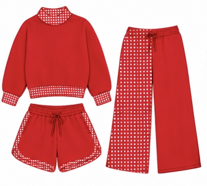 Red Checkered Pants