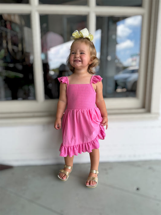 Pink Ruffled Dress