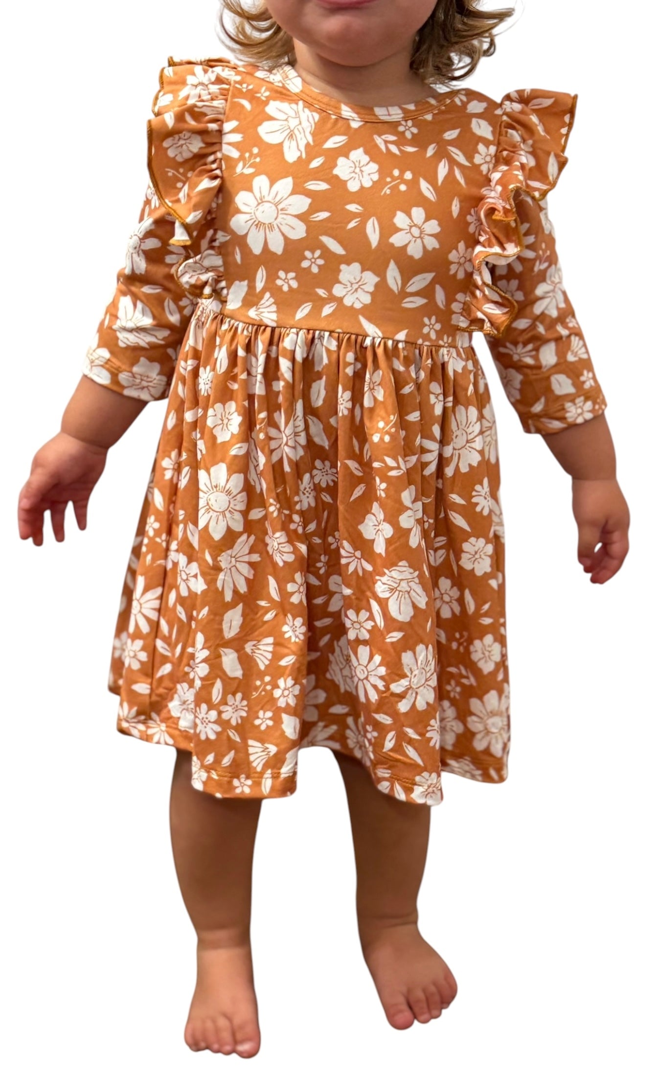 Fall Bloom Twirl Dress