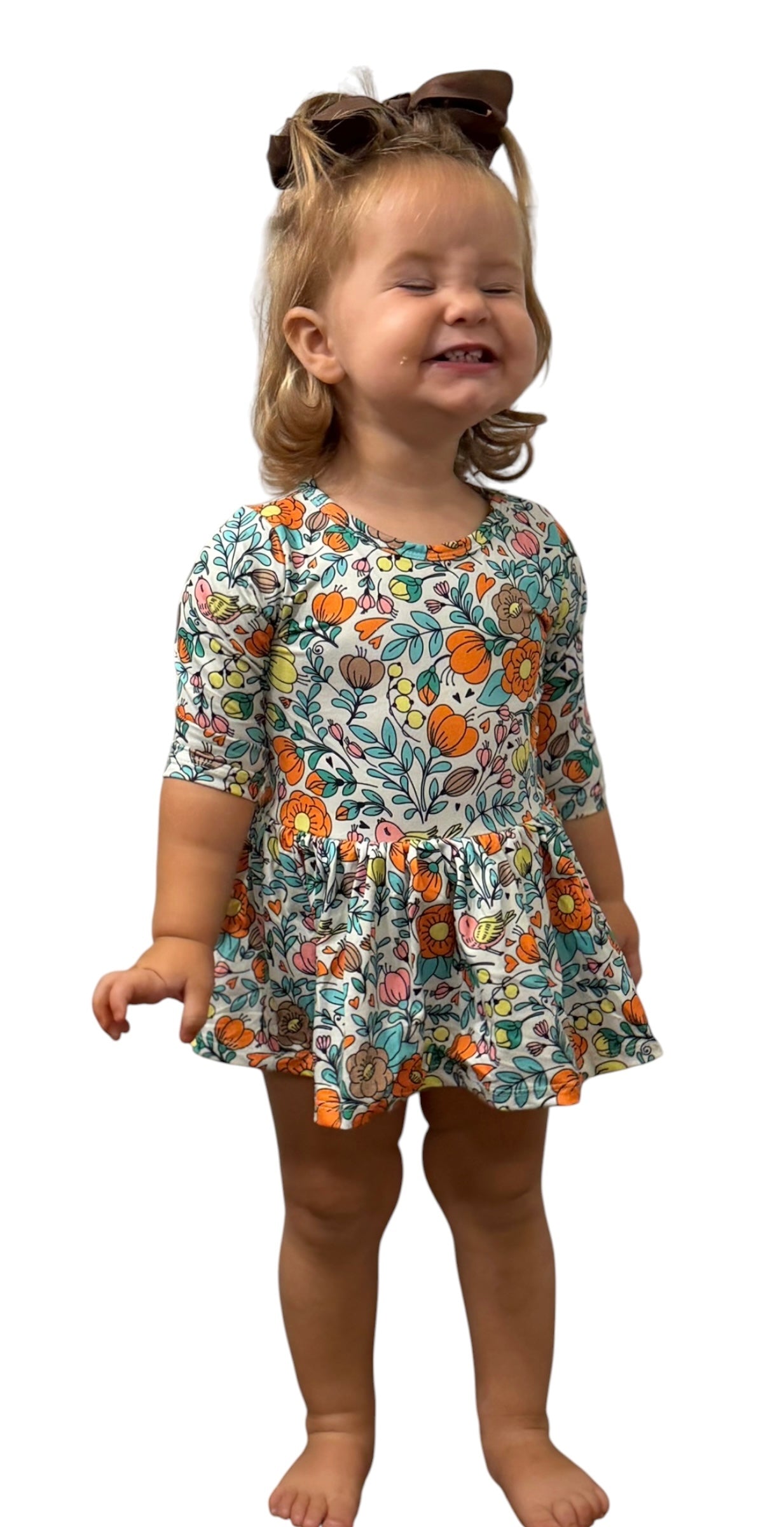 Sassy Floral Bubble Dress