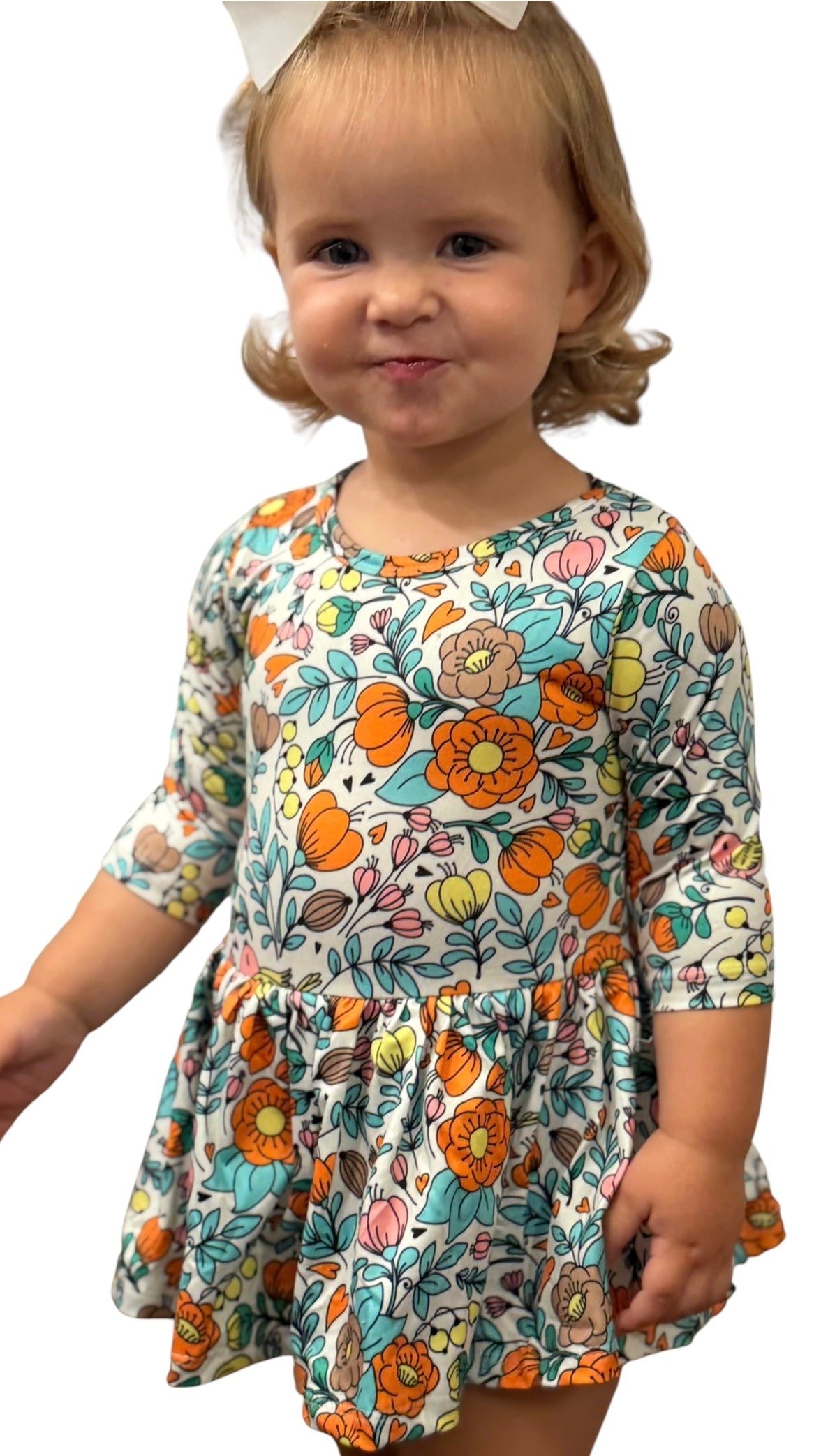 Sassy Floral Bubble Dress