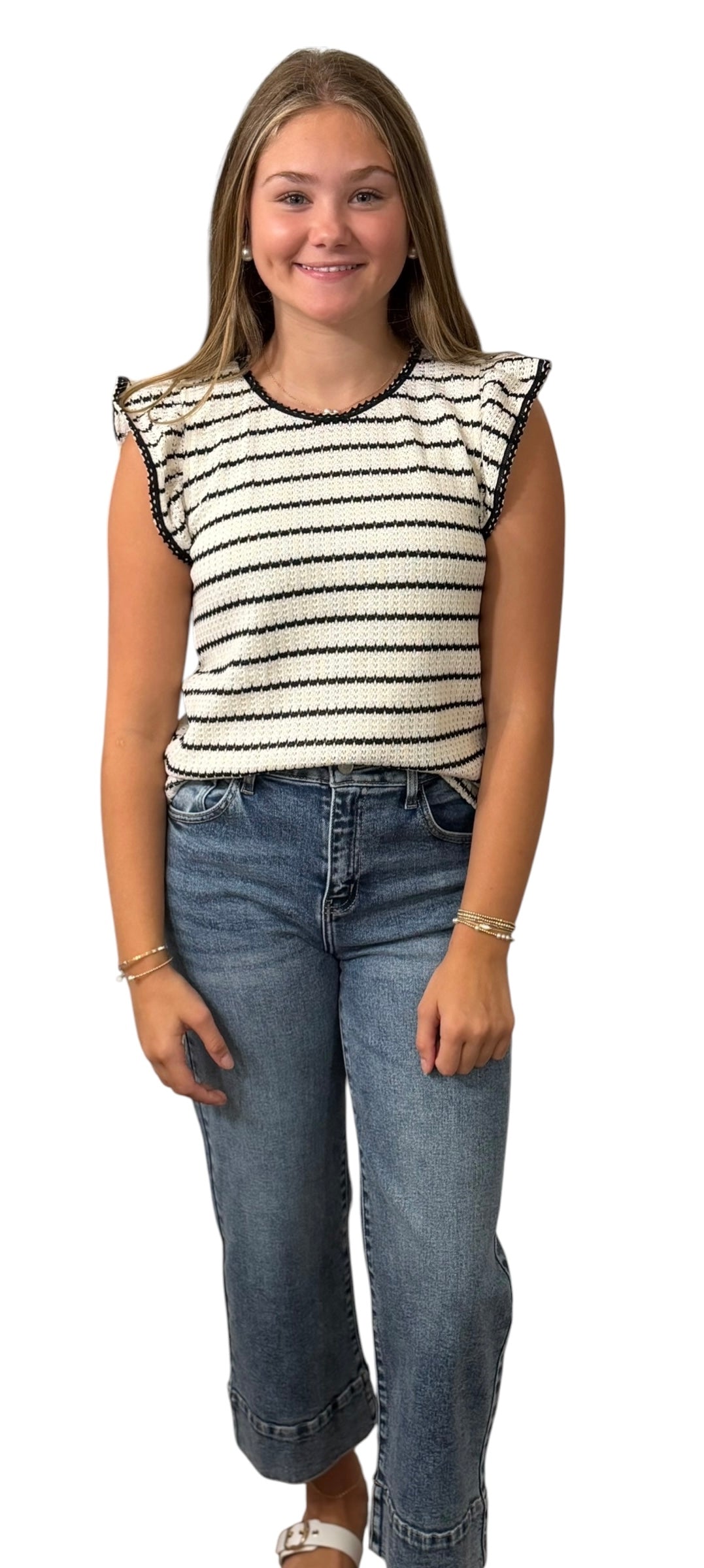 Black & Cream Tank