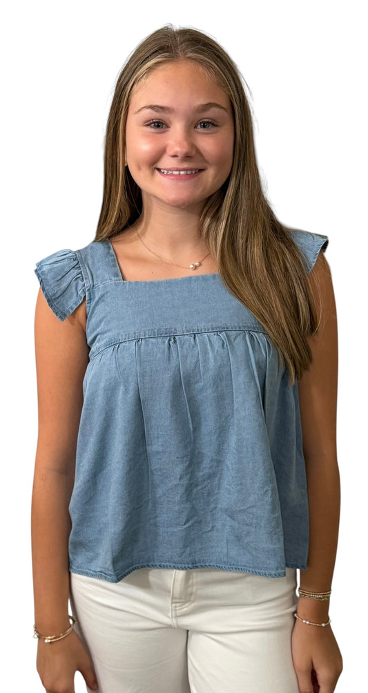Light Denim Top