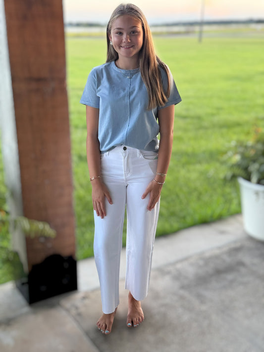 Blue Edge Top