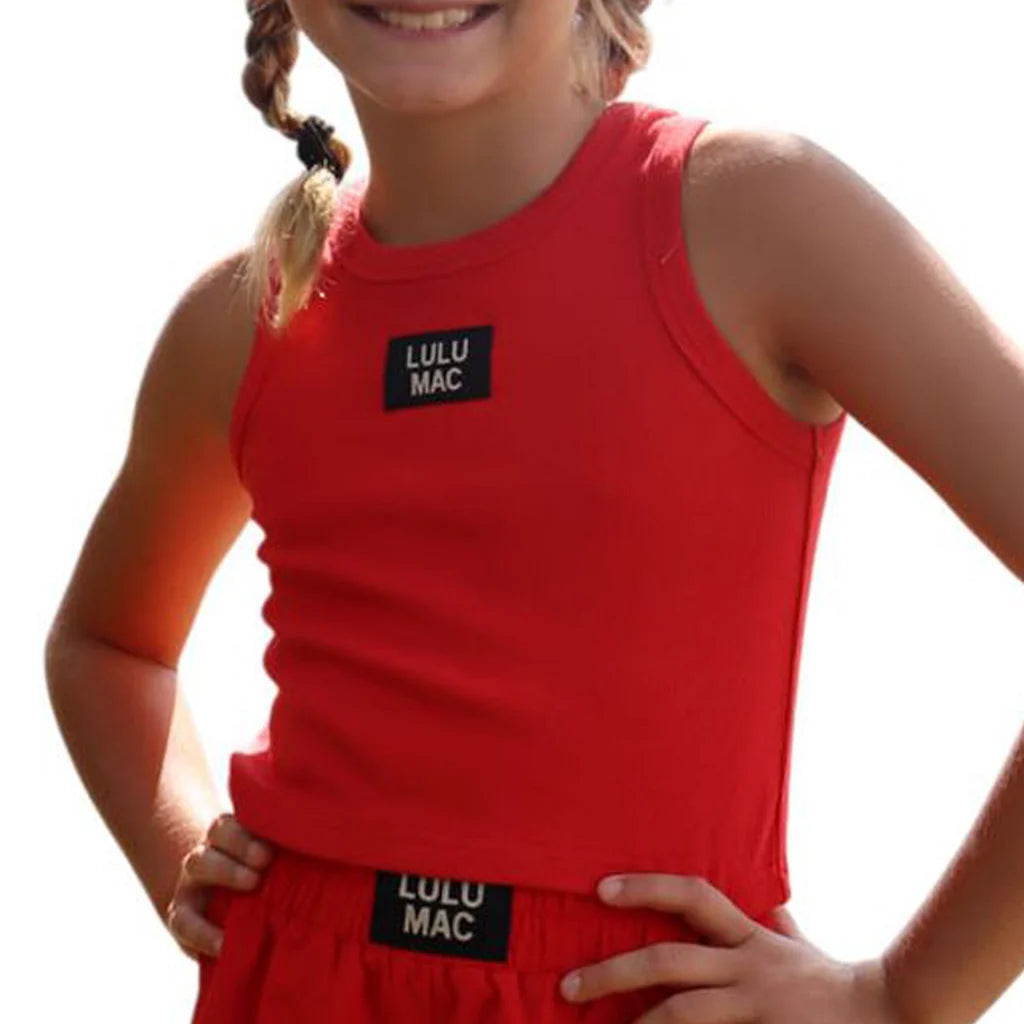 Red Youth Lulu Mac Tank
