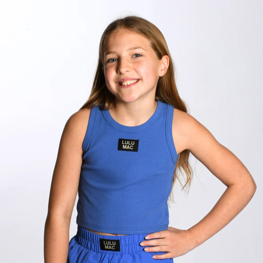 Royal Blue Youth Lulu Mac Tank