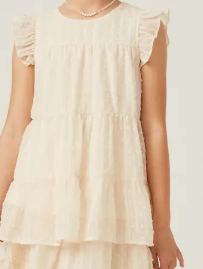 Cream Popcorn Top