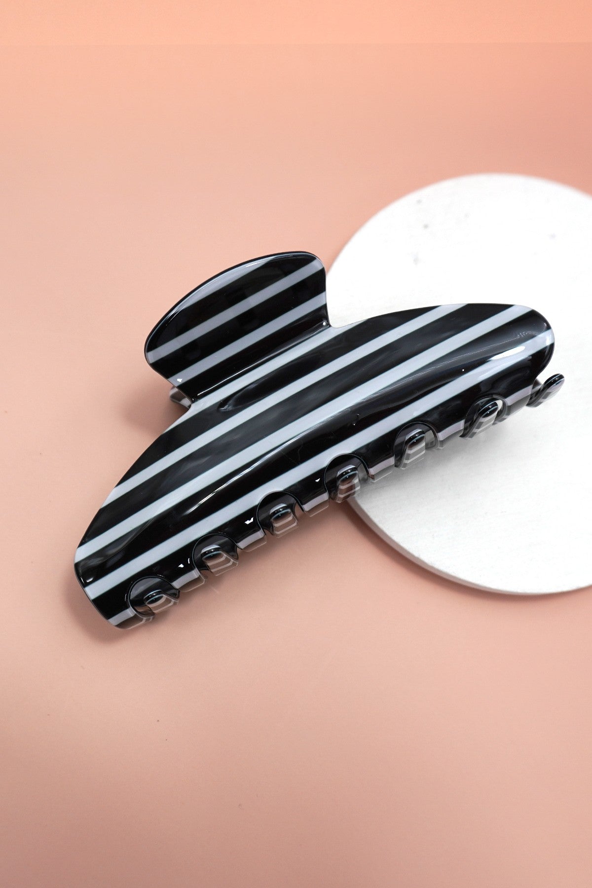 Striped Hair Clips