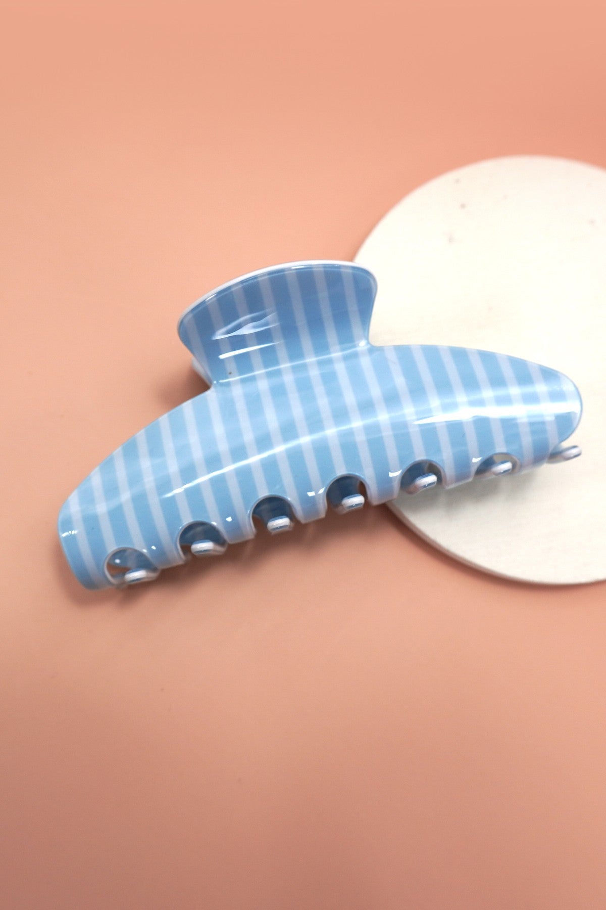 Striped Hair Clips