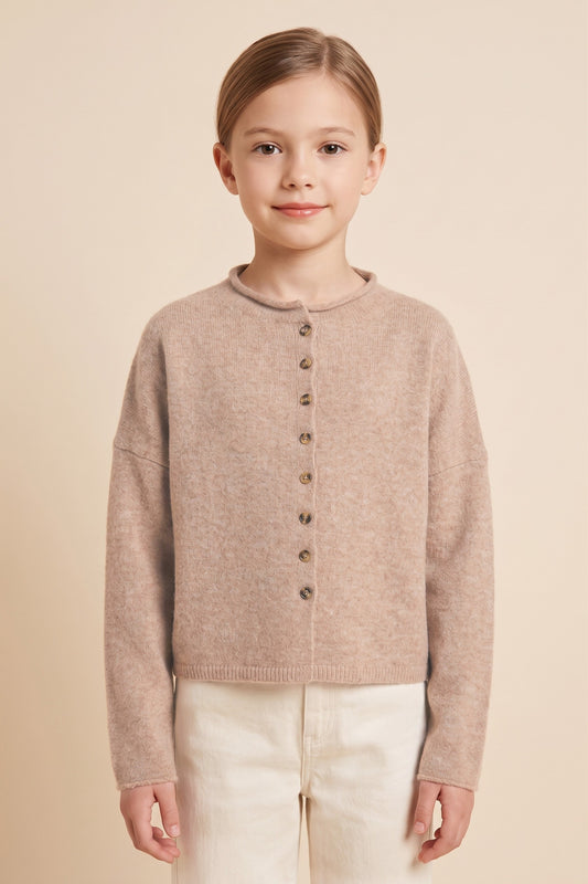 Tan Sweater Cardigan