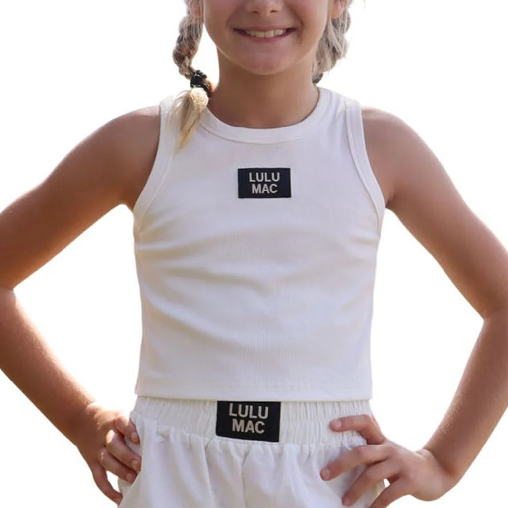 White Youth Lulu Mac Tank