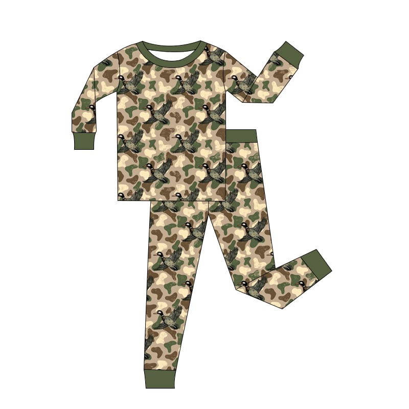 Duck Camo Bamboo Two Set Jammies